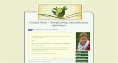 Desktop Screenshot of christinepierlot.com